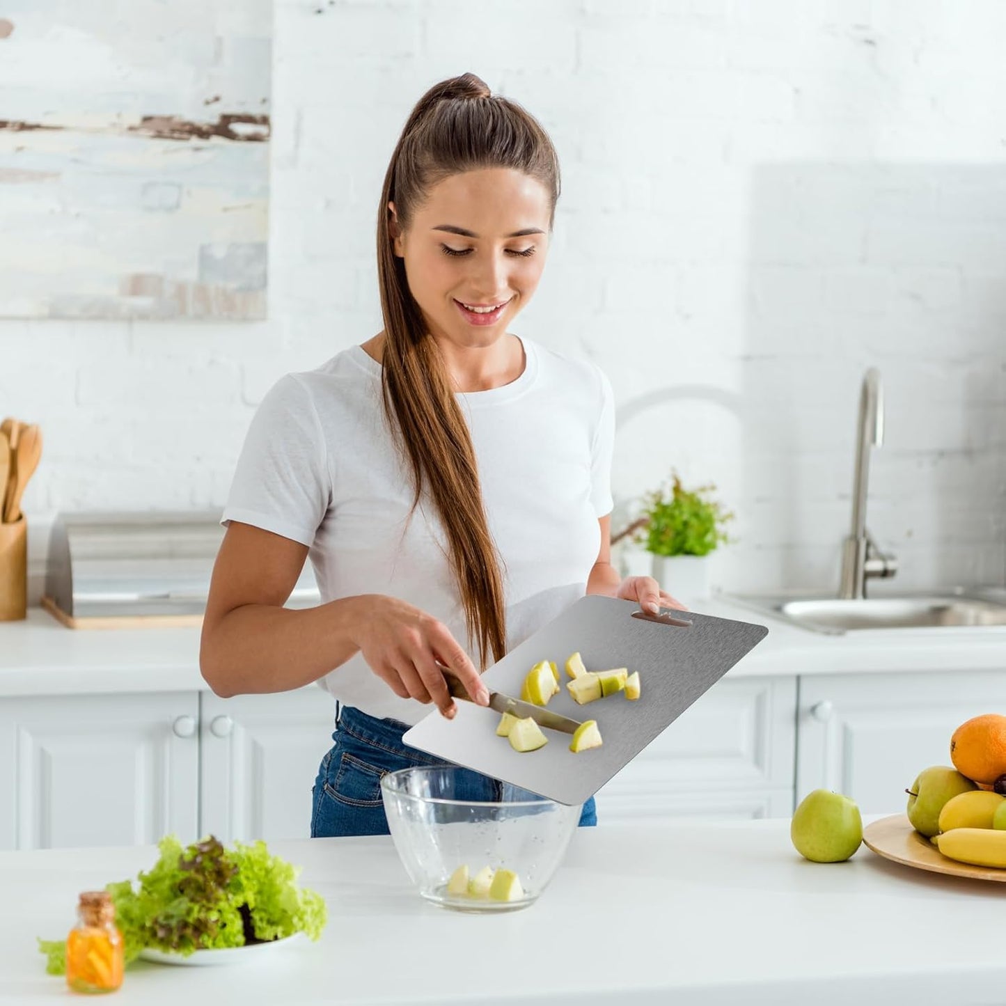 Premium Stainless Steel Cutting Board TM
