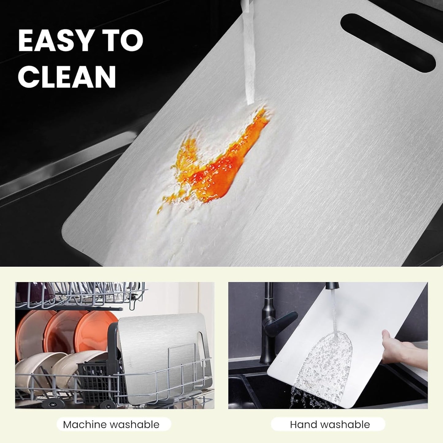 Premium Stainless Steel Cutting Board TM