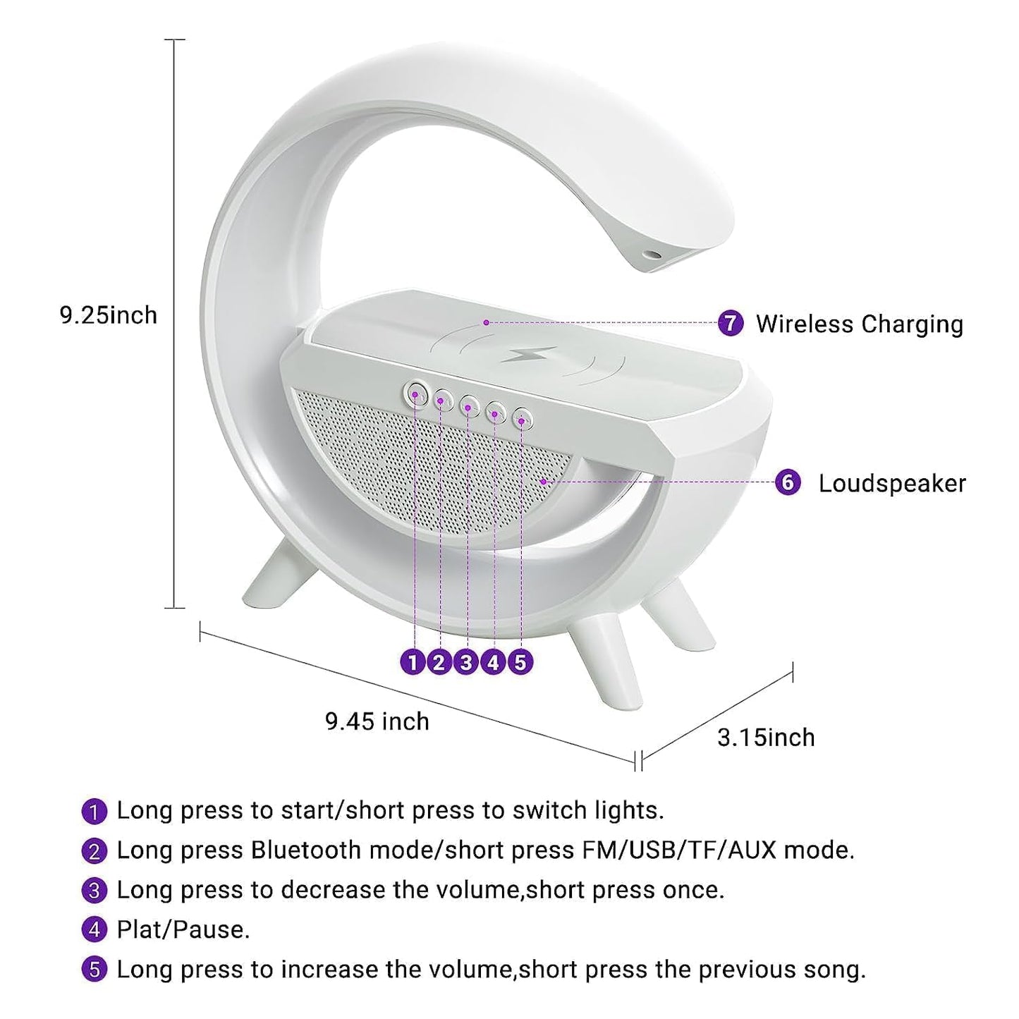 Transformative 3-in-1 Bluetooth Lamp™