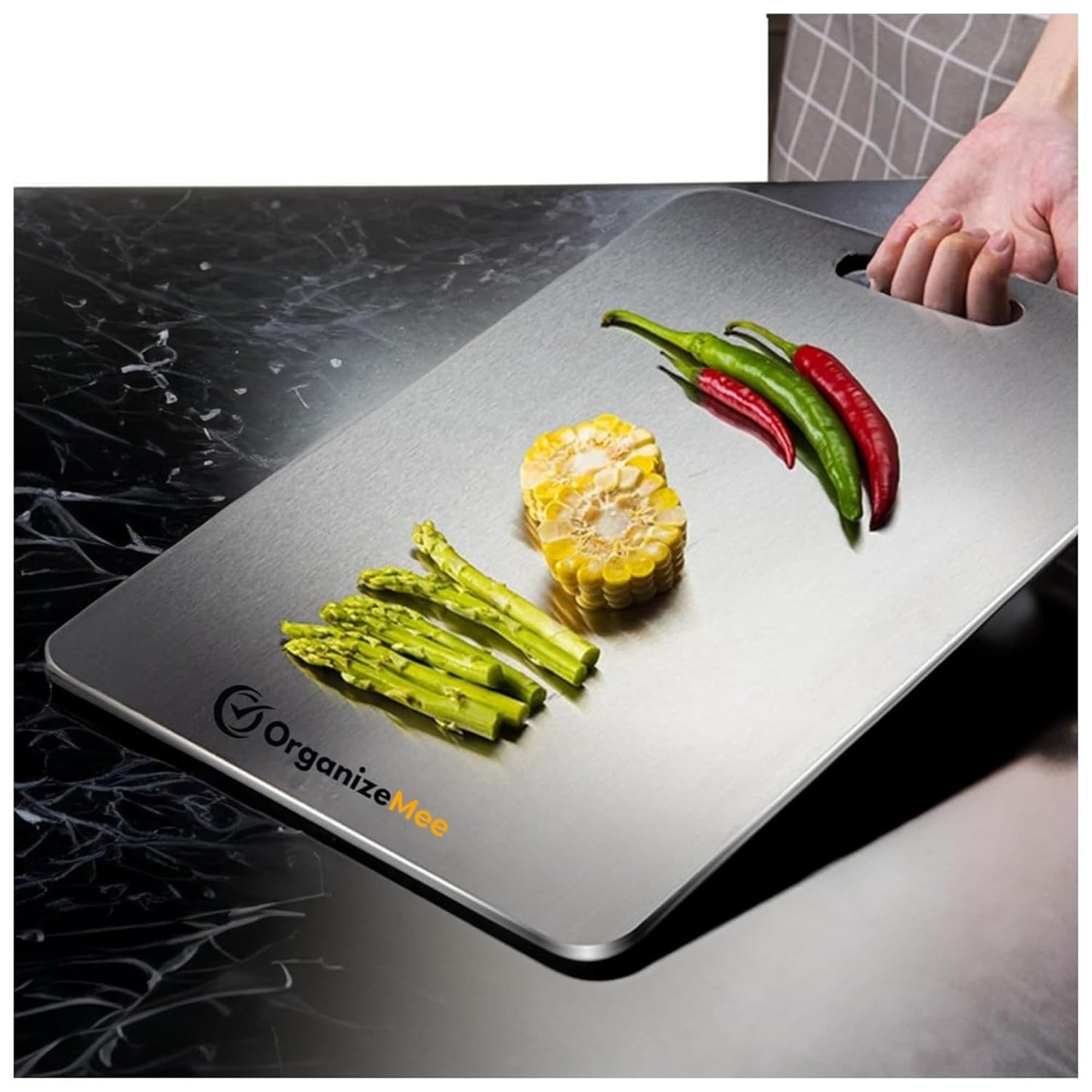 Premium Stainless Steel Cutting Board TM